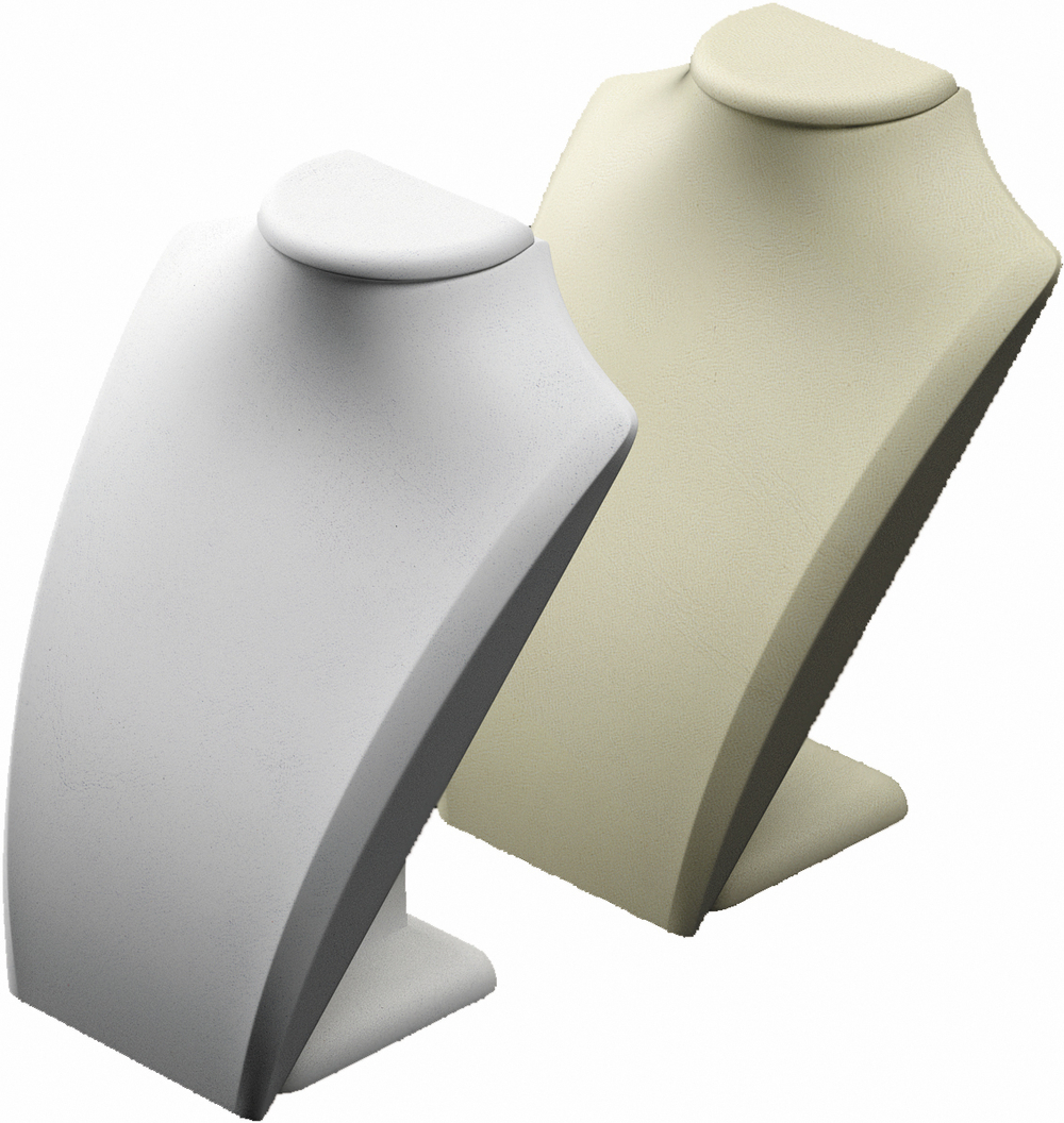 Бюст объемный серия Елена/квадратное основание/ф.№5 (резинка)/Н-125 мм.