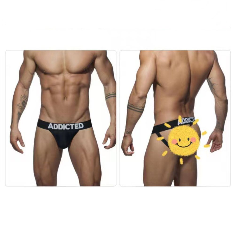 Мужские трусы джоки черные Addicted 4014-2