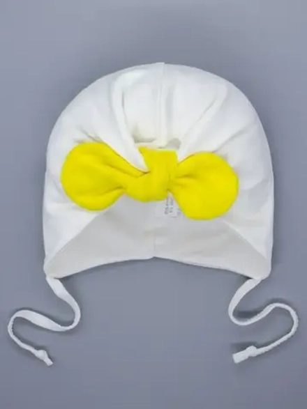 Чалма осенняя на завязках для девочки