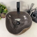 Раковина из речного камня RS-65052 43*38*15 0861