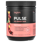 Legion Athletics, Pulse, предтренировочный напиток, фруктовый пунш, 490 г
