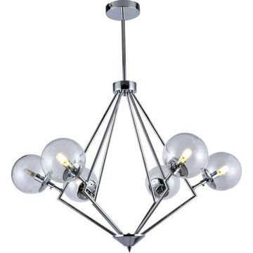 Люстра на штанге 6*G9 2037/09/06P хром Campilo Stilfort