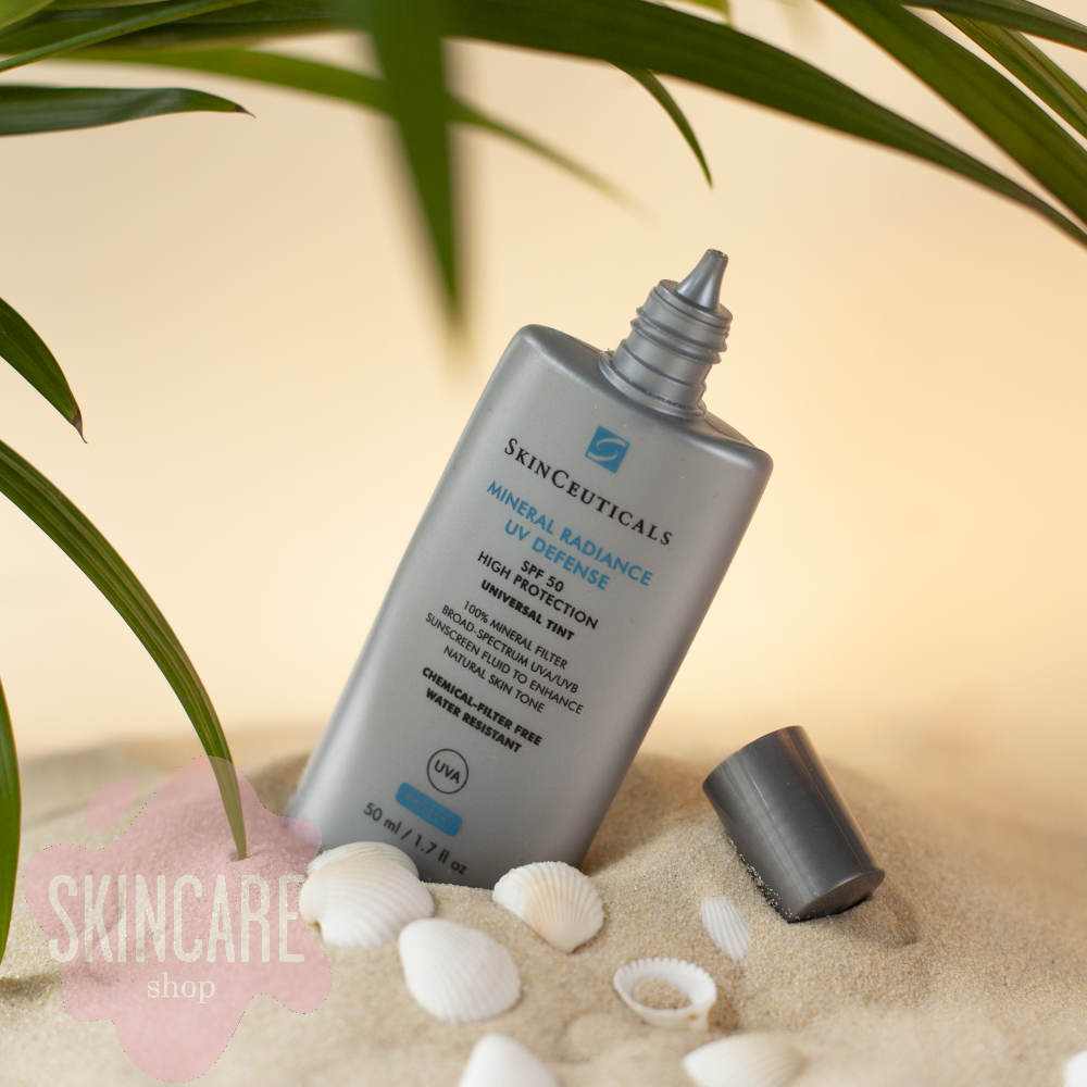 MINERAL RADIANCE UV DEFENSE SPF50 Солнцезащитный флюид с 100% минеральными фильтрами и универсальным тоном, 50 мл