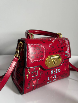 Сумка Dolce Gabbana Welcome Graffiti Large Satchel Bag