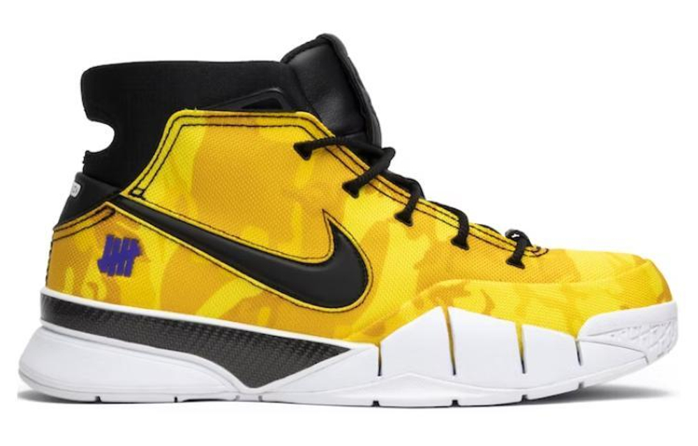 Кроссовки Undefeated X Nike Zoom Kobe 1 Protro Yellow Camo (La Brea)