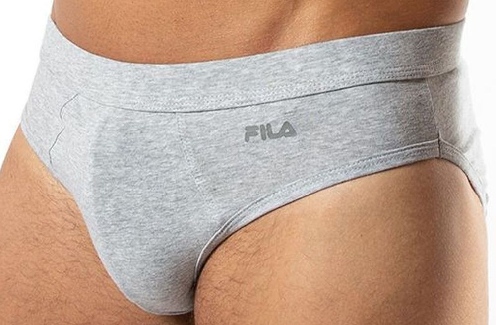 Мужские спортивные боксеры Fila Underwear Man Brief 1P - grey