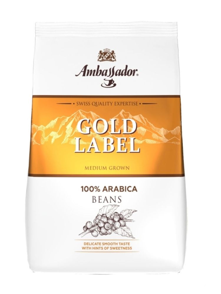 Кофе в зернах Ambassador Gold Label  1 кг
