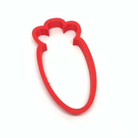 Вырубка для пряника "Морковка" 10*4,5см