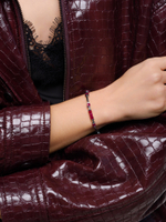 Браслет "Red hematite" Silver