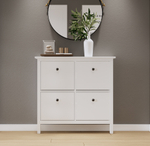 Обувница 4 ящика КЫМОР (HEMNES), 106х101х22 см, белый