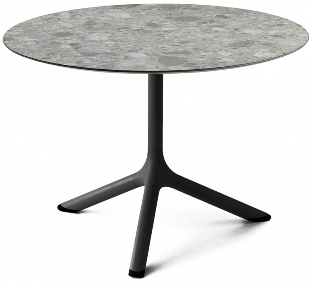 Столик ламинированный кофейный Scab Design Tripe, черный, зернистый