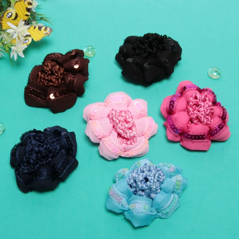 Сетка на пучок «Ballet style - Блеск», микс 6 цветов, d-10см