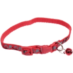 Ошейник с колокольчиком 1*19-32см «Zoo City-Милитари» микс цветов (минивложение 12шт)