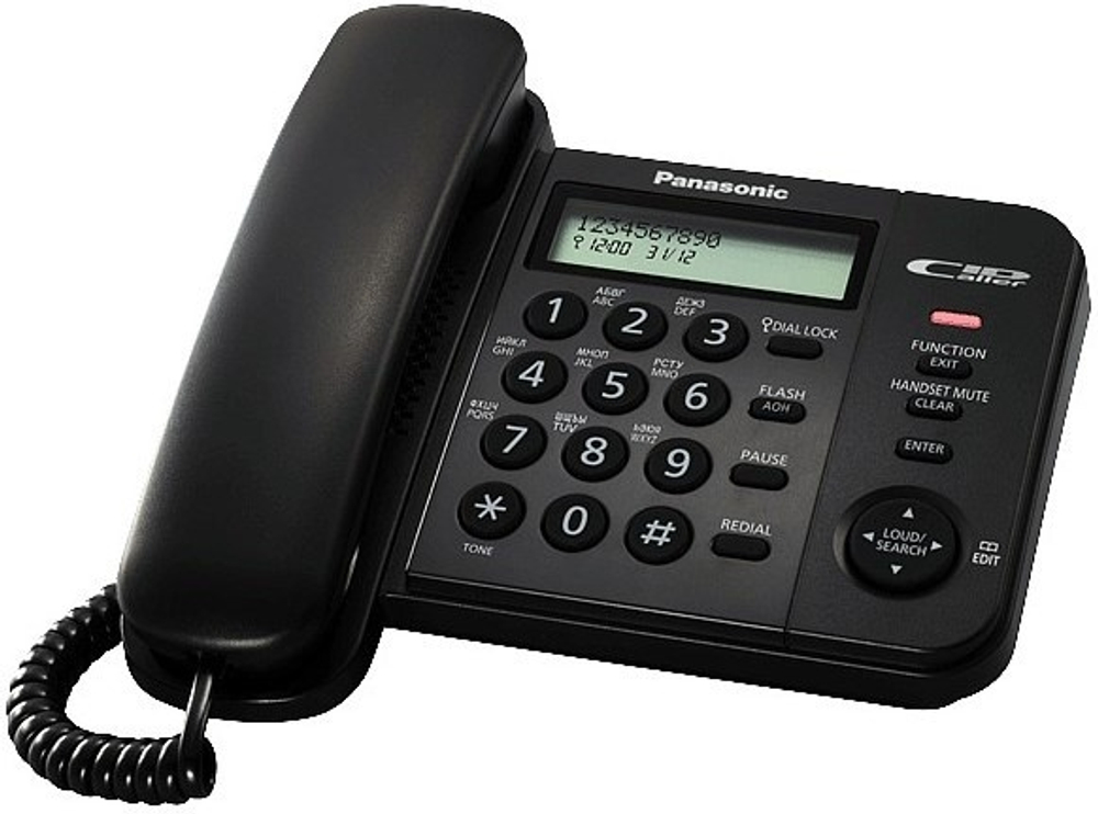 Проводной телефон Panasonic KX-TS2356CAB черный