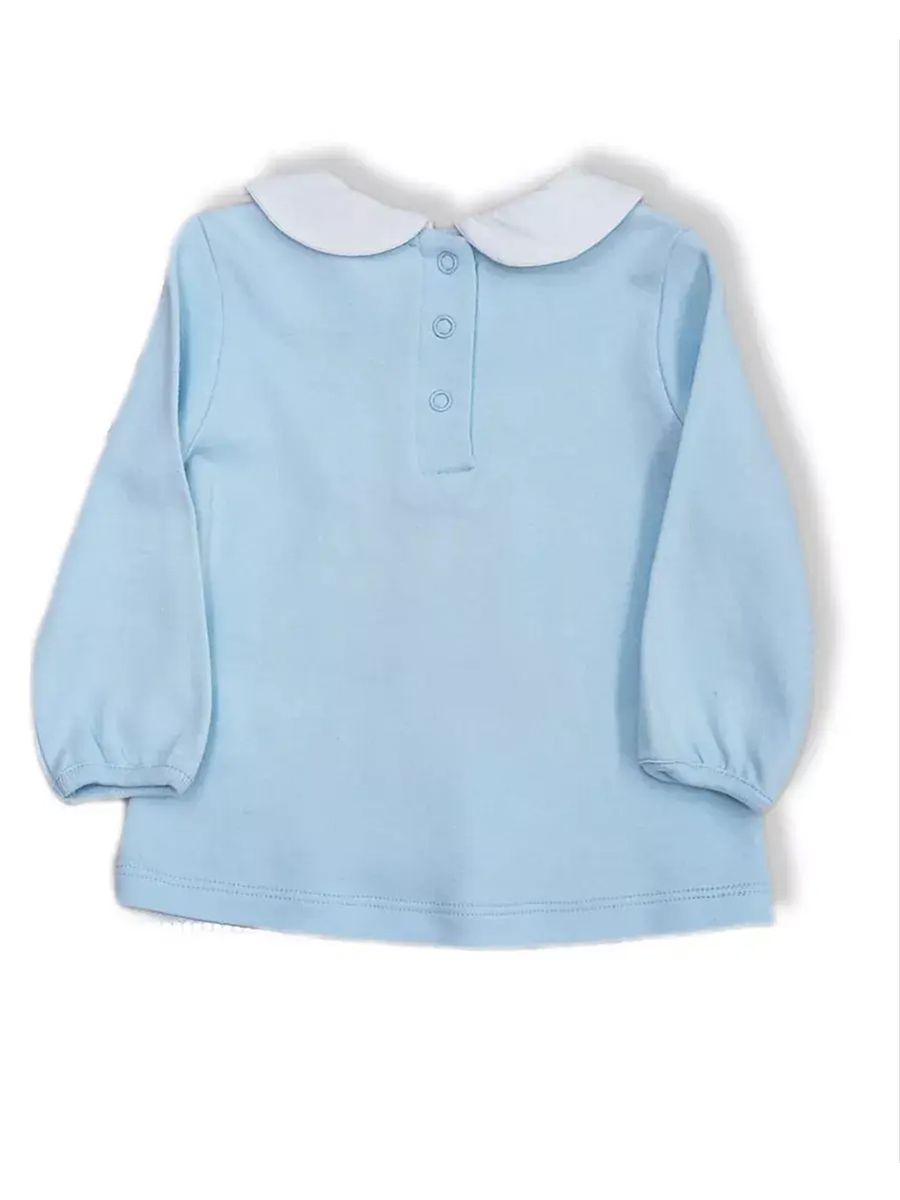 лонгслив ясельный для девочки хлопок