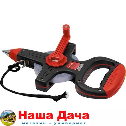 Рулетка геодезическая, 30 м х 12,5 мм, металлическая лента, открытый корпус Matrix Master