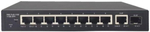 PX-POE811GS управляемый коммутатор PoE 8*1000M+1*1000M +1*1000M SFP, металл