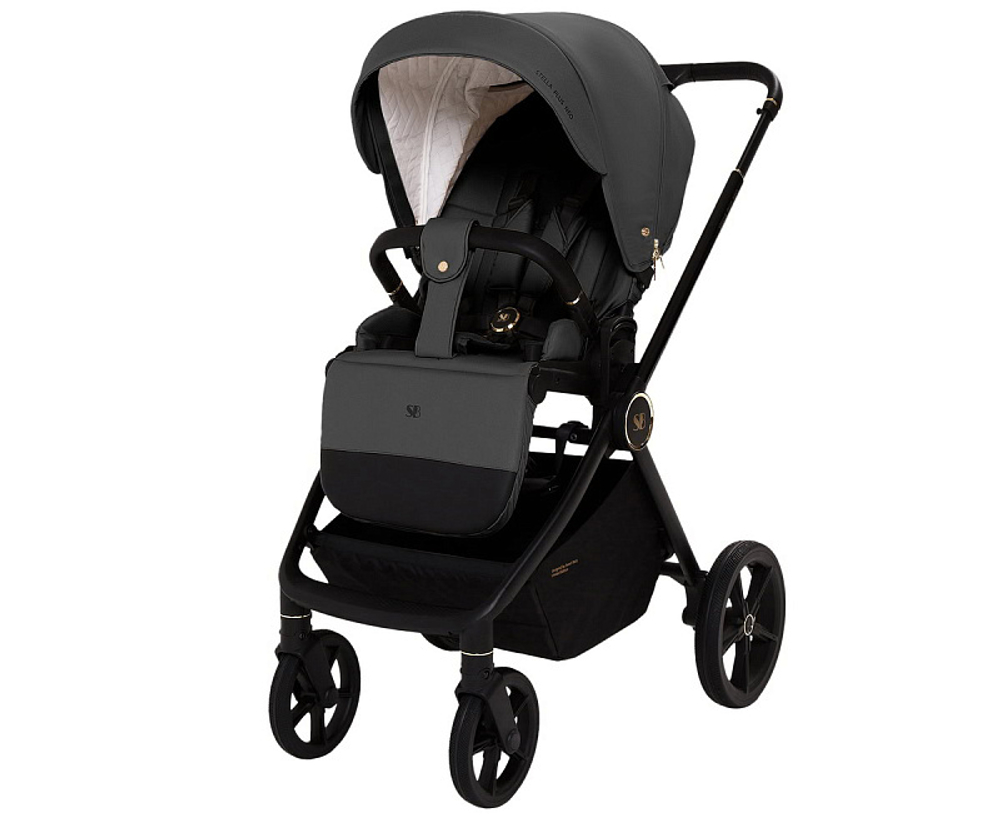 Детская коляска Sweet Baby Stella Plus Therma 2 в 1 427415 Dark Grey