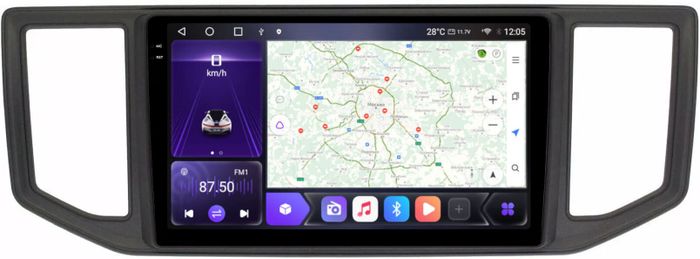 Магнитола для Volkswagen Crafter 2017+ - Kuberg OL-1972 QLed+2K, Android 12, Быстрая, CarPlay, 4G SIM-слот