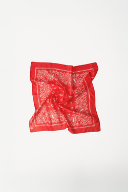 ZARA X WILLY CHAVARRIA ШЕЛКОВАЯ БАНДАНА, КРАСНЫЙ