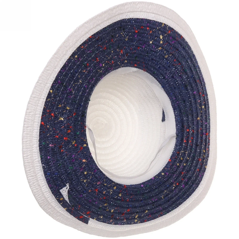 Шляпа женская с широкими полями «TiraMiSu- Адель», микс 5 цветов, р58, ширина полей 13 см