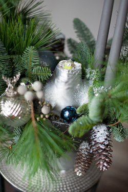 Новогодняя композиция Серебро