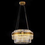 Citilux Sheldon CL339153 LED Люстра хрустальная с пультом Бронза