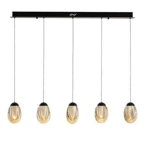 Подвесной светильник MD25090022-5B matt black/champagne