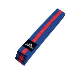 Пояс для тхэквондо Adidas Club сине-красный
