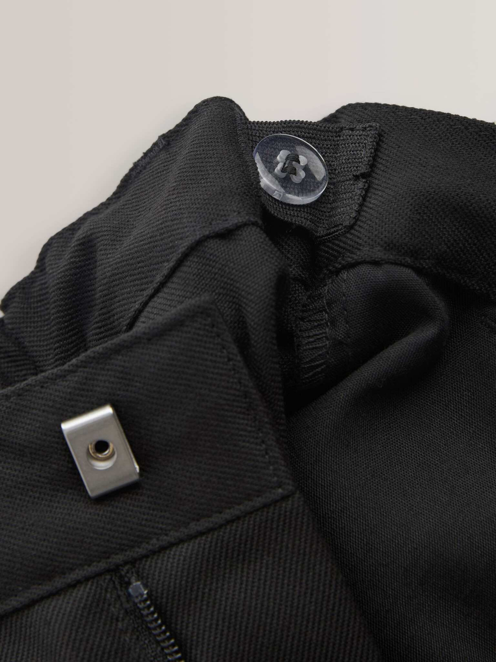 Брюки прямые школьные для мальчика Next 194-594, Черный