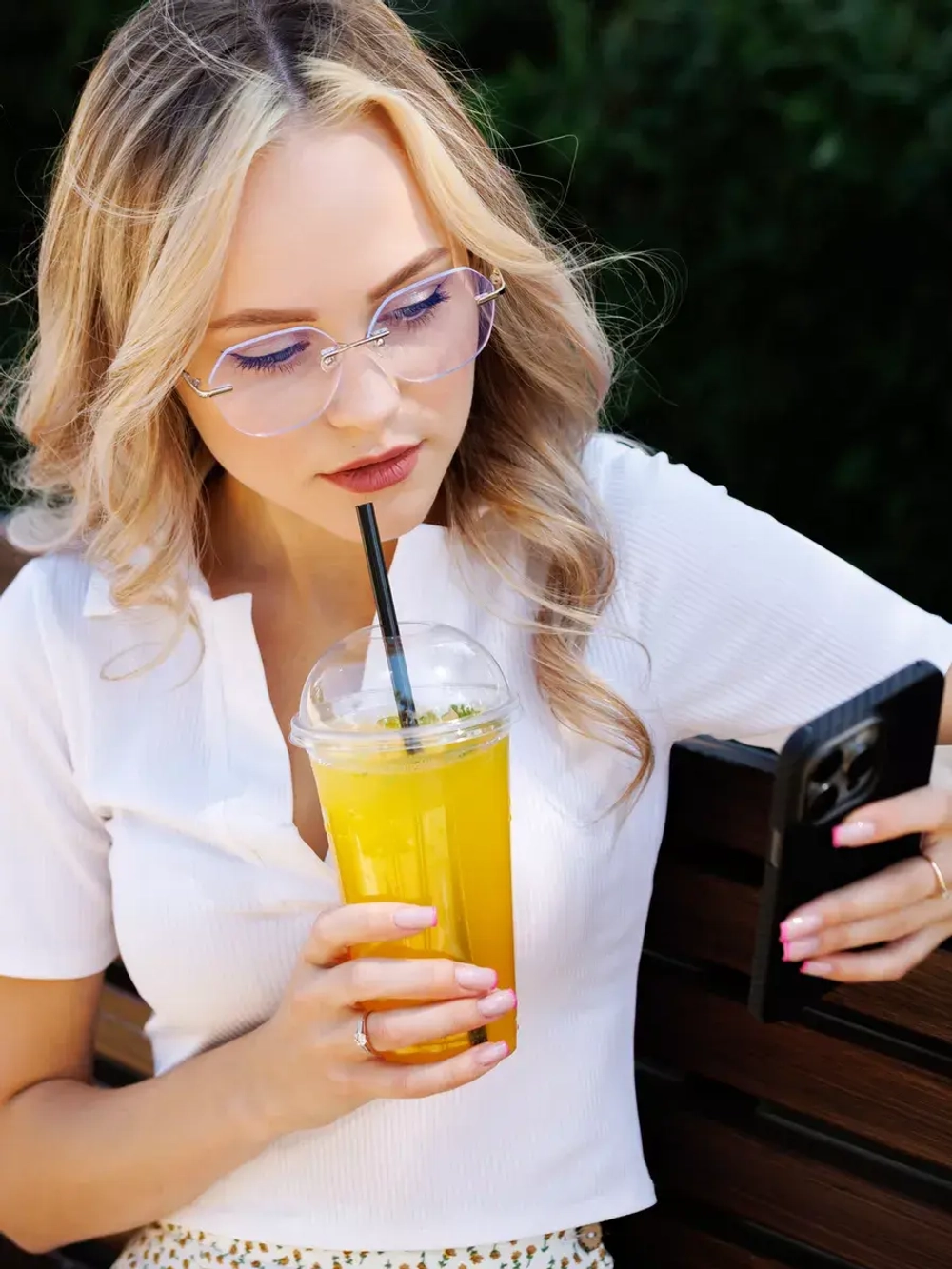 Имиджевые прозрачные очки для компьютера