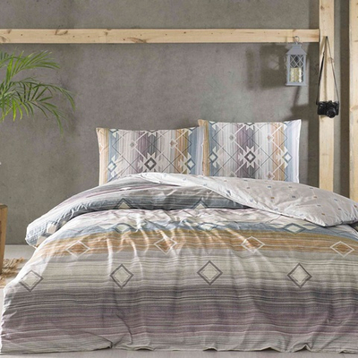 Комплект постельного белья ТАЧ Ранфорс 1-спальный "VENITA" V4-Бежевый