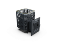 Банная печь Душа- 15 Сетка Древо стекло