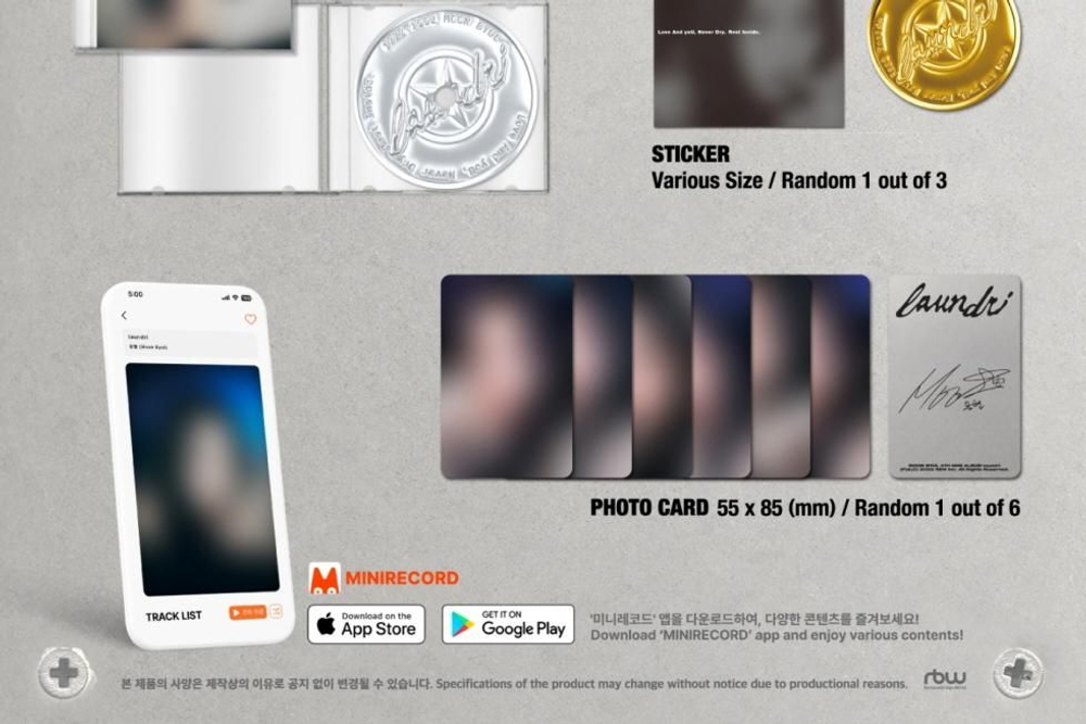 Альбом MOON BYUL - LAUNDRI 4th Mini Album COIN Version
