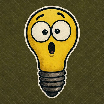 Лампочка с глазами (60 см) - декор для фотосессий