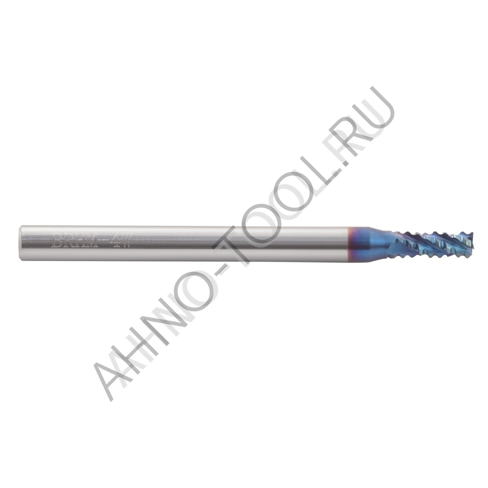 Фреза твердосплавная обдирочная  3мм (L=50, l=8, хв=3) Z4 30° по закаленной стали BRHM-4W-D3.0 HRC65