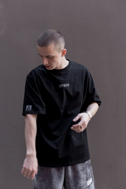 Футболка SPACE OverSize Черный Light