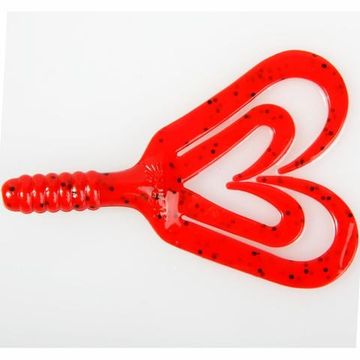 Твистер Helios Credo Four tail 2,35"/6,0 см Pepper Red 10шт. (HS-20-030)