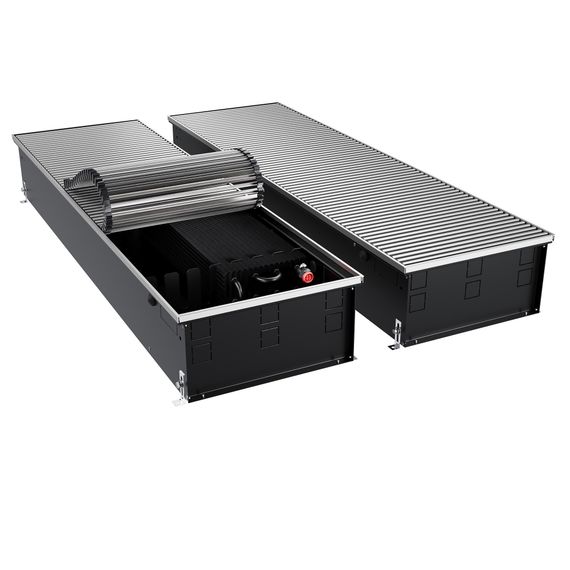 Конвектор внутрипольный Royal Thermo ATRIUM TURBO-190/400/2500-DG-U-NA