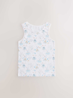 Майка для девочки Next AE6-192, 3 шт., Белый, Голубой