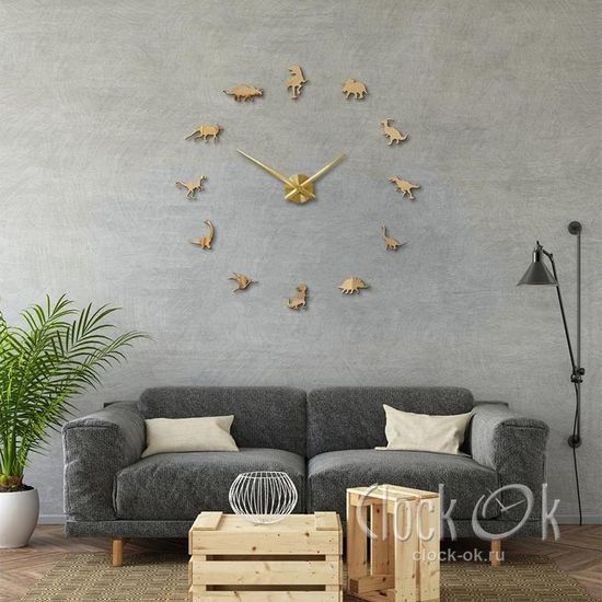 Настенные 3D часы Dino