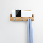 Вешалка--органайзер cubby mini натуральное дерево