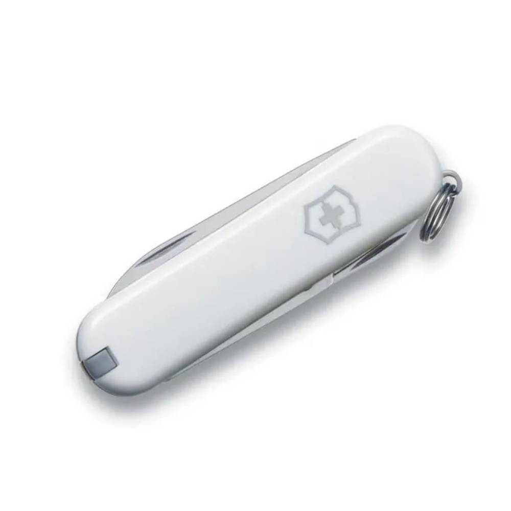Нож перочинный Victorinox Classic (0.6223.7-012) 58мм 7функций белый подар.коробка
