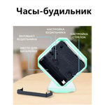 Часы-будильник кварцевые настольные 6622 Perfeo