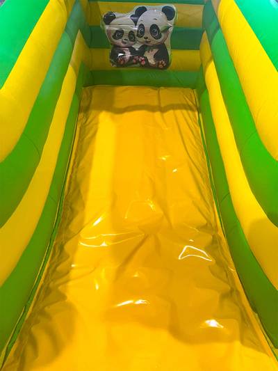 Коммерческий надувной батут «Панды в джунглях», 6×3,5×3,5 м