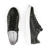 Кожаные кроссовки Patrizia Pepe - черный(PPJ103)