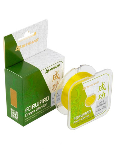 Леска для рыбалки Nisus FORWARD Green Warrior Nylon 0,309mm/100m (N-FGW-0309-100)