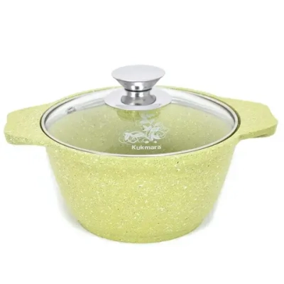 Кастрюля 6л «Trendy style» (lime) со стеклянной крышкой к61tsl