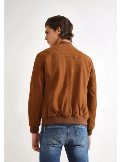 Куртка-бомбер из 100% кожи