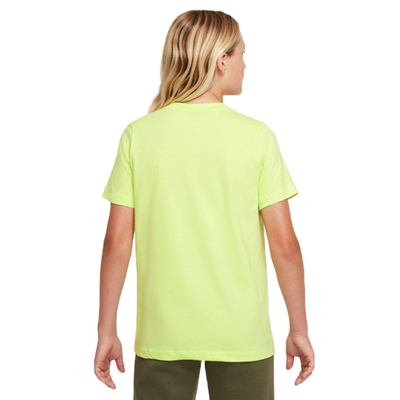 Футболка для мальчика теннисная Nike NSW Tee Embedded Futura B - lt lemon twist